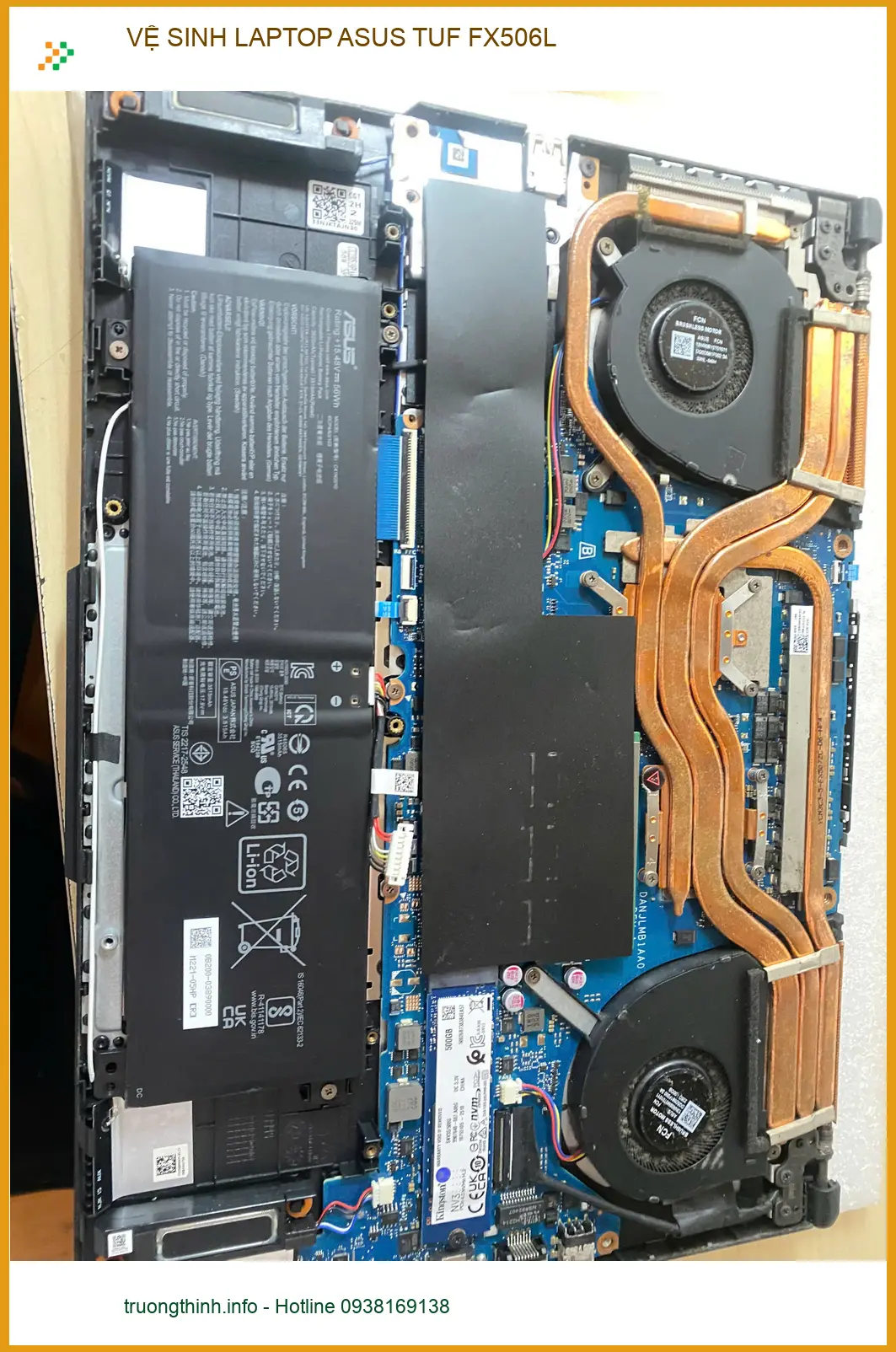 Tiệm vệ sinh laptop ASUS TUF FX506L Quận Gò Vấp - Cô Liên Máy chạy ì ạch