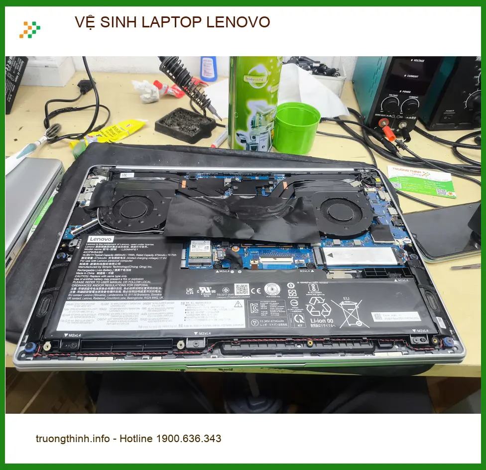 Anh Phước kiến trúc sư vệ sinh LAPTOP LENOVO Quận Gò Vấp vì máy nóng ảnh thực tế 1