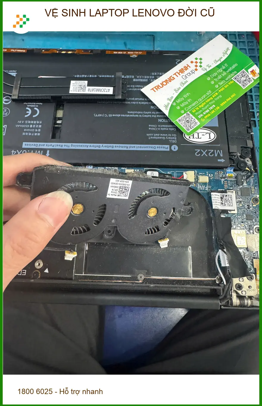 Anh Bảo kỹ sư tìm chỗ vệ sinh Laptop Lenovo đời cũ Quận 10 uy tín ảnh thực tế 2