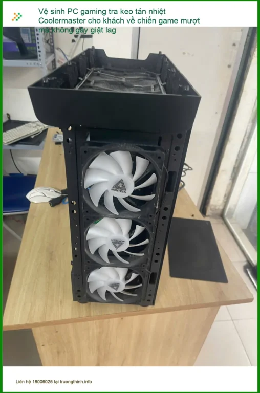 Anh Huy game thủ vệ sinh PC gaming tra keo Coolermaster Quận Phú Nhuận