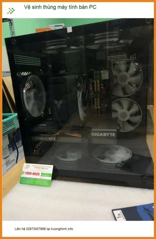Dịch vụ Vệ sinh thùng máy tính bàn PC Quận Bình Tân - Anh Trọng lo máy nóng