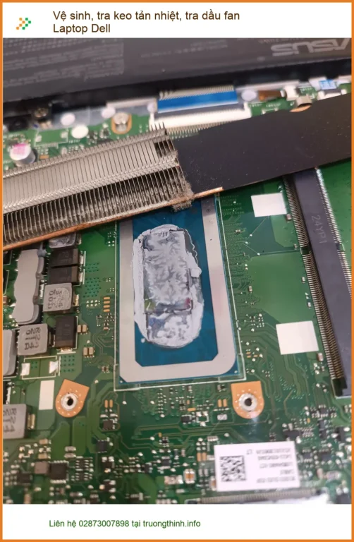 Tiệm vệ sinh Laptop Dell Quận 7 uy tín - Chị Yến cứu máy nóng, quạt ồn