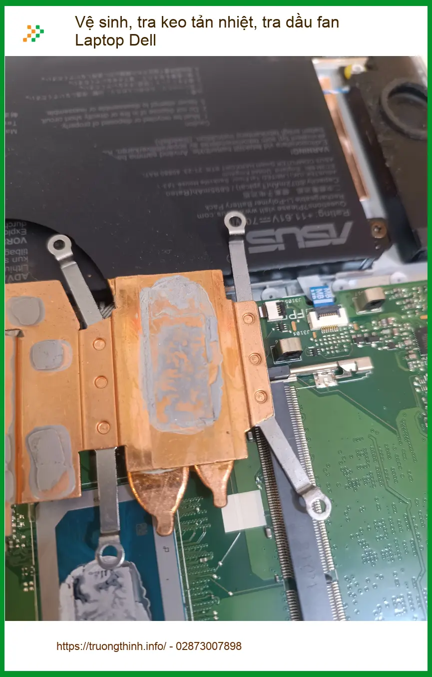 Tiệm vệ sinh Laptop Dell Quận 7 uy tín - Chị Yến cứu máy nóng, quạt ồn ảnh thực tế 2