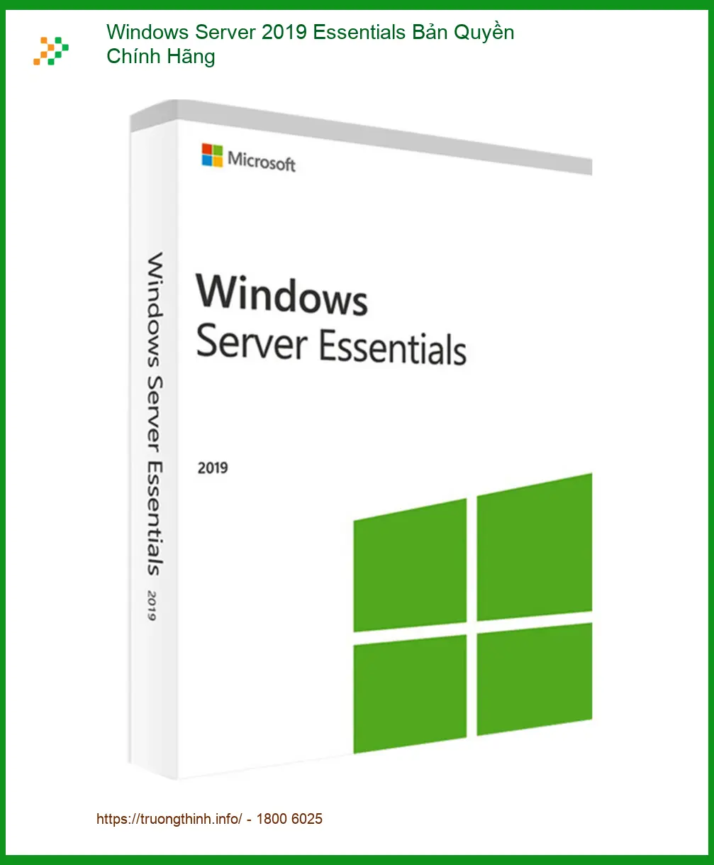 Windows Server 2019 Essentials Chính Hãng - Hỗ Trợ Tận Nơi TPHCM