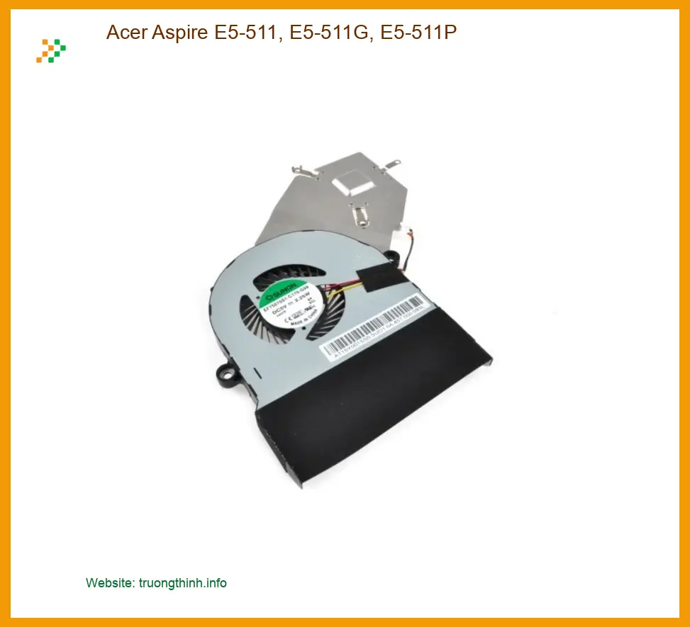 Quạt Laptop ACER Acer Aspire E5-511, E5-511G, E5-511P - Thay Quạt Lấy Liền - Giá Tốt TPHCM