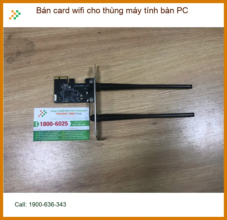 Chị Vân văn phòng ở Bình Tân tìm địa chỉ bán card wifi PC uy tín ảnh thực tế 1