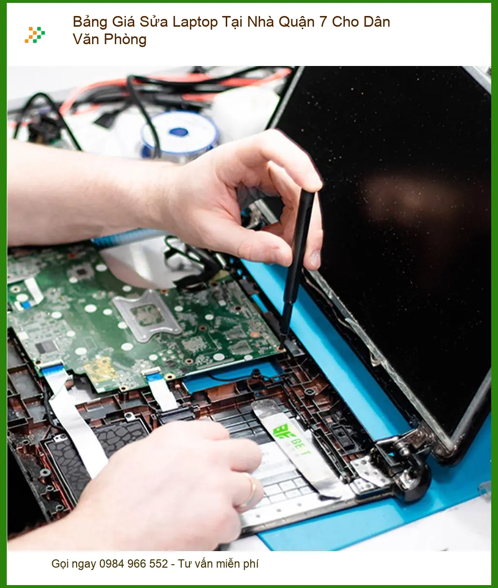 Sửa máy tính Bảng Giá Laptop Tại Nhà Quận 7 - Thợ sửa nhanh TPHCM