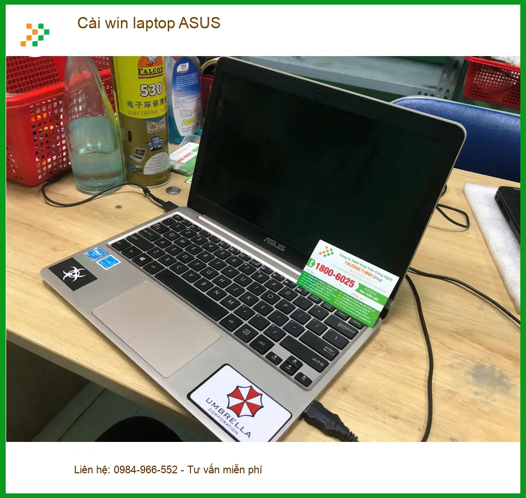 Địa điểm cài win laptop ASUS Quận Bình Tân gần đây - Chị Mai tìm kiếm ảnh thực tế 1