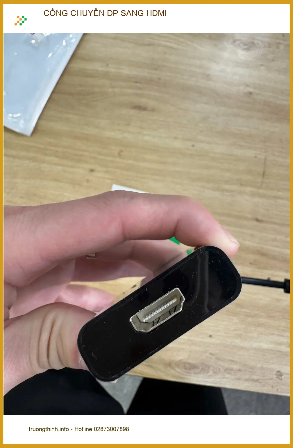 Cô Thảo Quận 10 cần cổng chuyển dp sang hdmi cho văn phòng lấy ngay