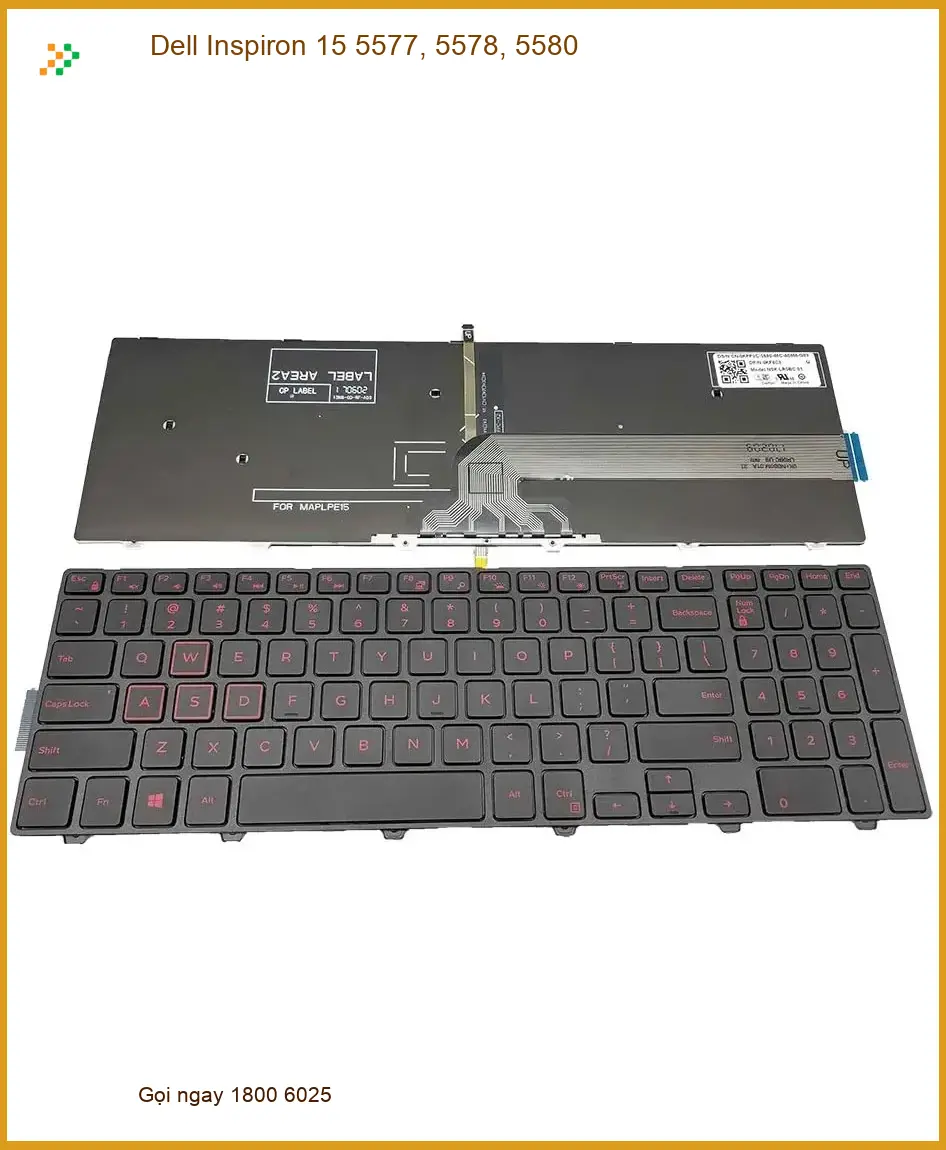 Bàn phím Laptop DELL Dell Inspiron 15 5577 - Thay Nhanh Trong Ngày | Giá Tốt TPHCM