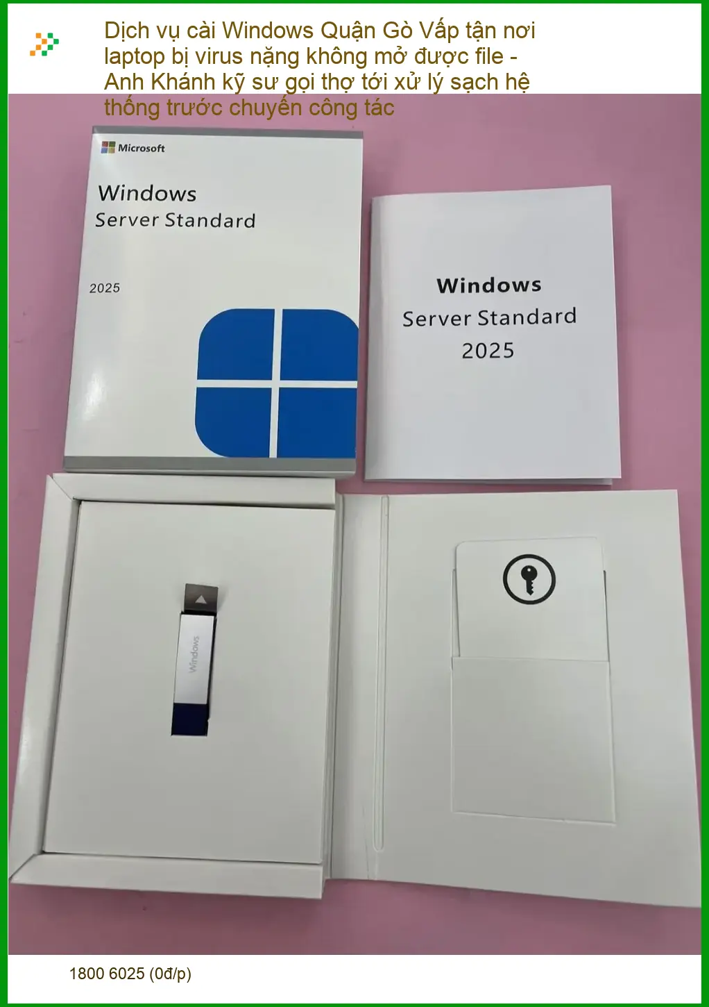 Windows Dịch vụ cài Quận Gò Vấp laptop virus nặng - Gọi thợ xử lý tận nơi