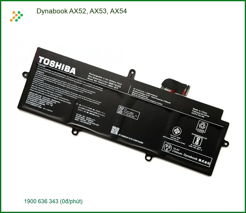 Pin Laptop Dynabook AX52, AX53, AX54 - Thay Nhanh Tại Trung Tâm TPHCM