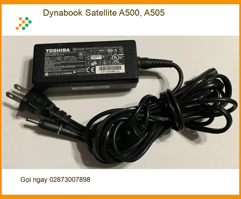 Sạc Laptop Dynabook Satellite A500/A505 - Cửa Hàng Gần Nhất TPHCM