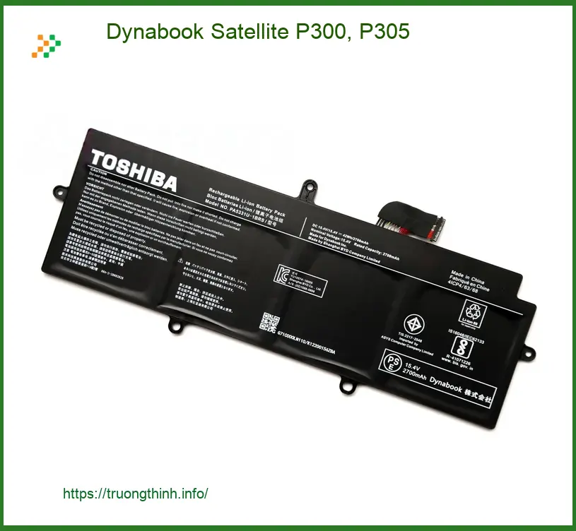 Pin Laptop Dynabook P300 P305 - Thay Pin Nhanh, Giá Rẻ HCM
