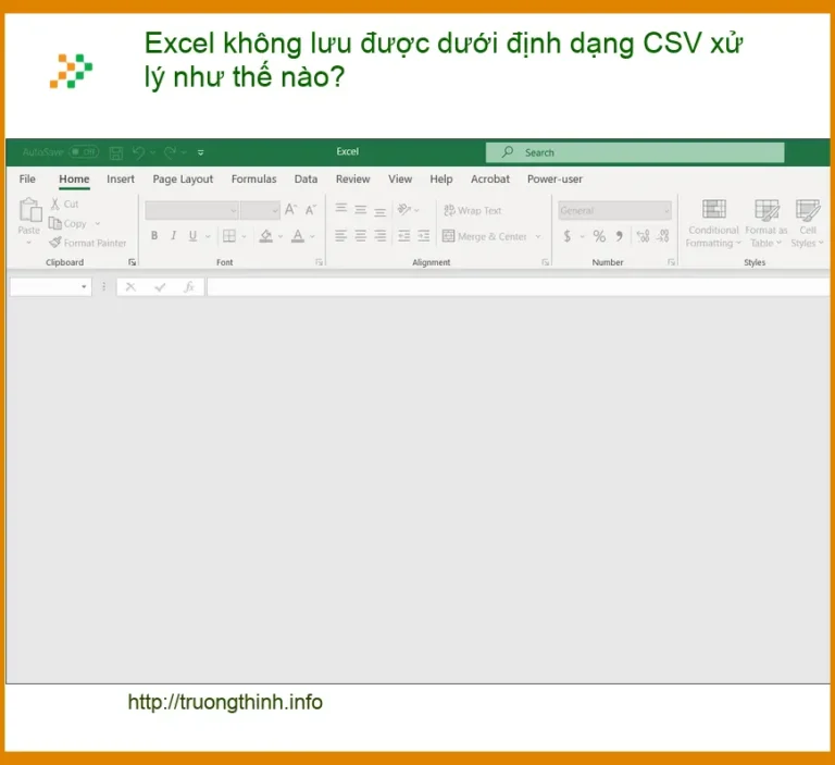 Excel không lưu được định dạng CSV? - Cách tự xử lý tại nhà