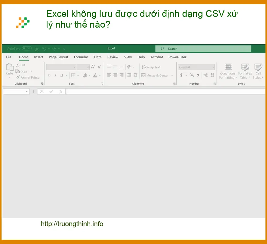 Excel không lưu được định dạng CSV? - Cách tự xử lý tại nhà