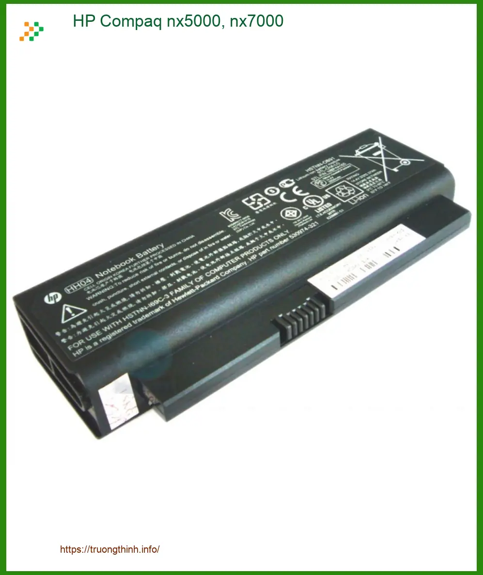 Pin Laptop HP Compaq nx5000, nx7000 - Thay Nhanh TPHCM Giá Rẻ Tại Cửa Hàng