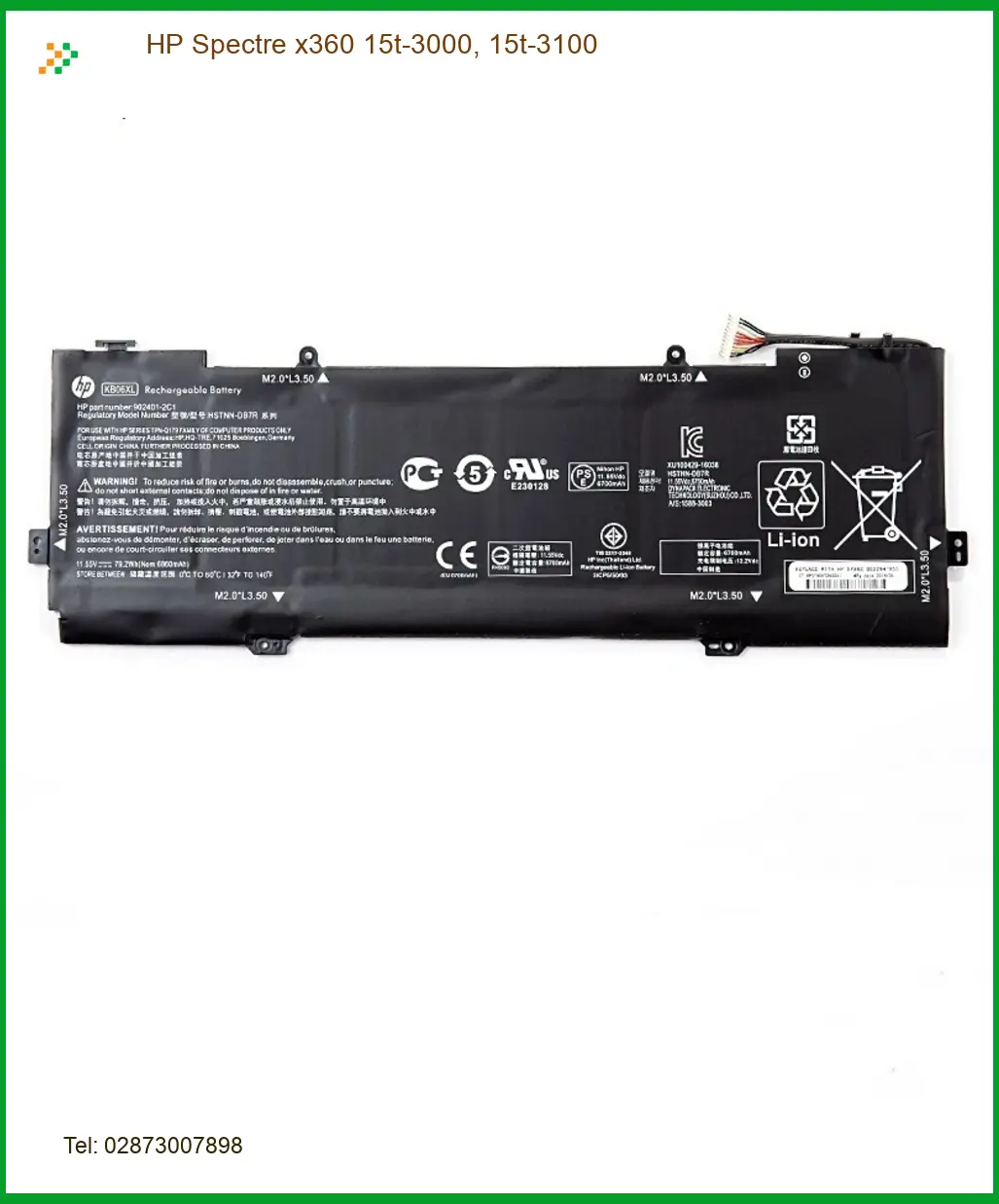Pin HP Spectre x360 15t-3000, 15t-3100 - Thay Lấy Ngay | Giá Tốt TPHCM