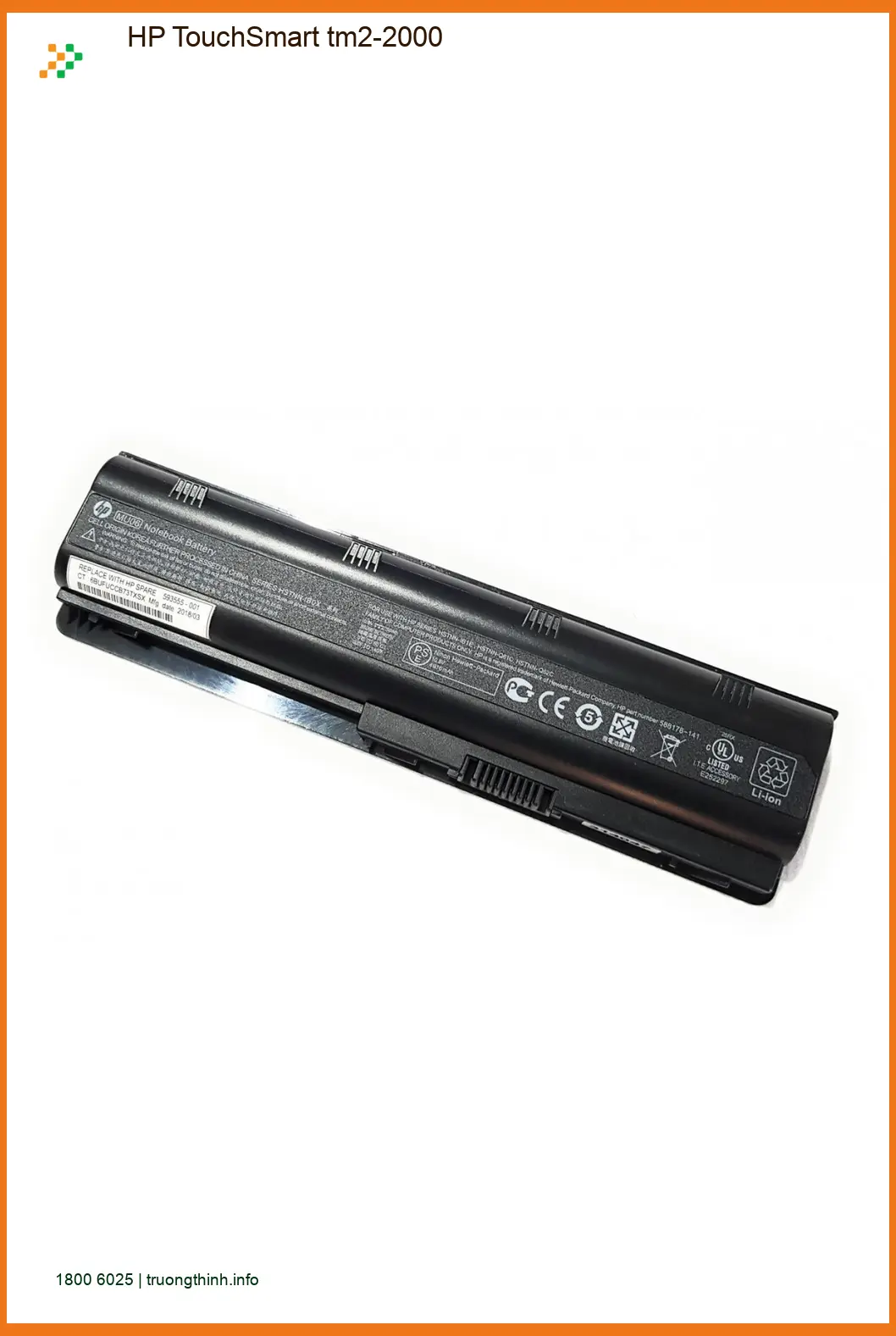 Pin Laptop HP TouchSmart tm2-2000 - Thay Nhanh, Giá Tốt, Giao Nhanh TPHCM