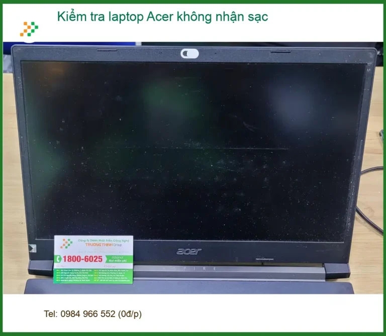 Anh Cường, shipper công nghệ, review dịch vụ kiểm tra laptop Acer không nhận sạc Quận Bình Tân