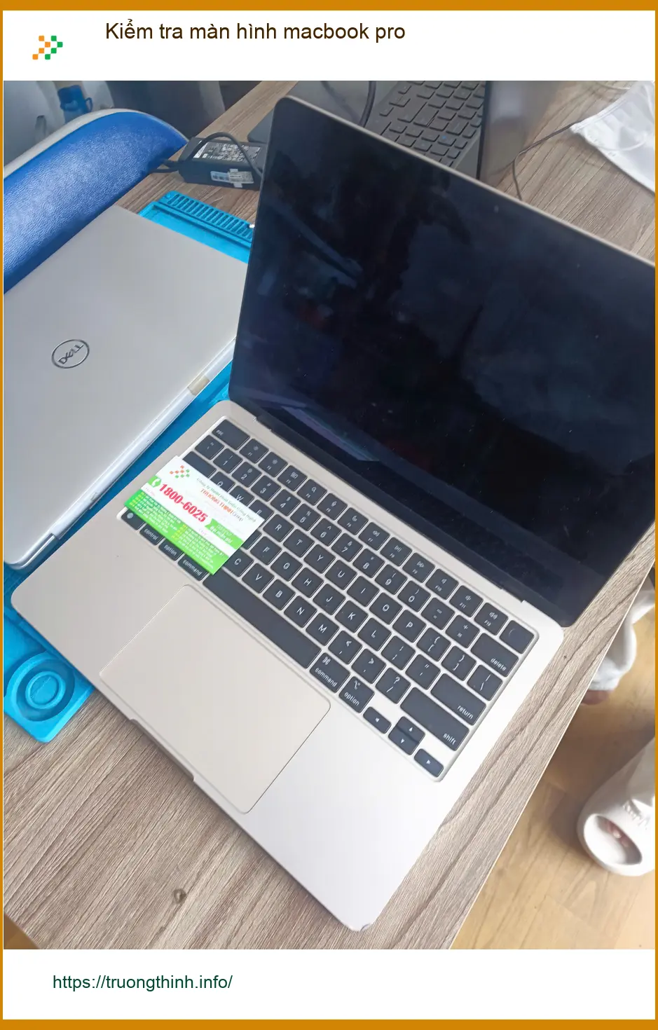 Dịch vụ kiểm tra màn hình macbook pro Quận Tân Phú - Chị Hà thiết kế đồ họa