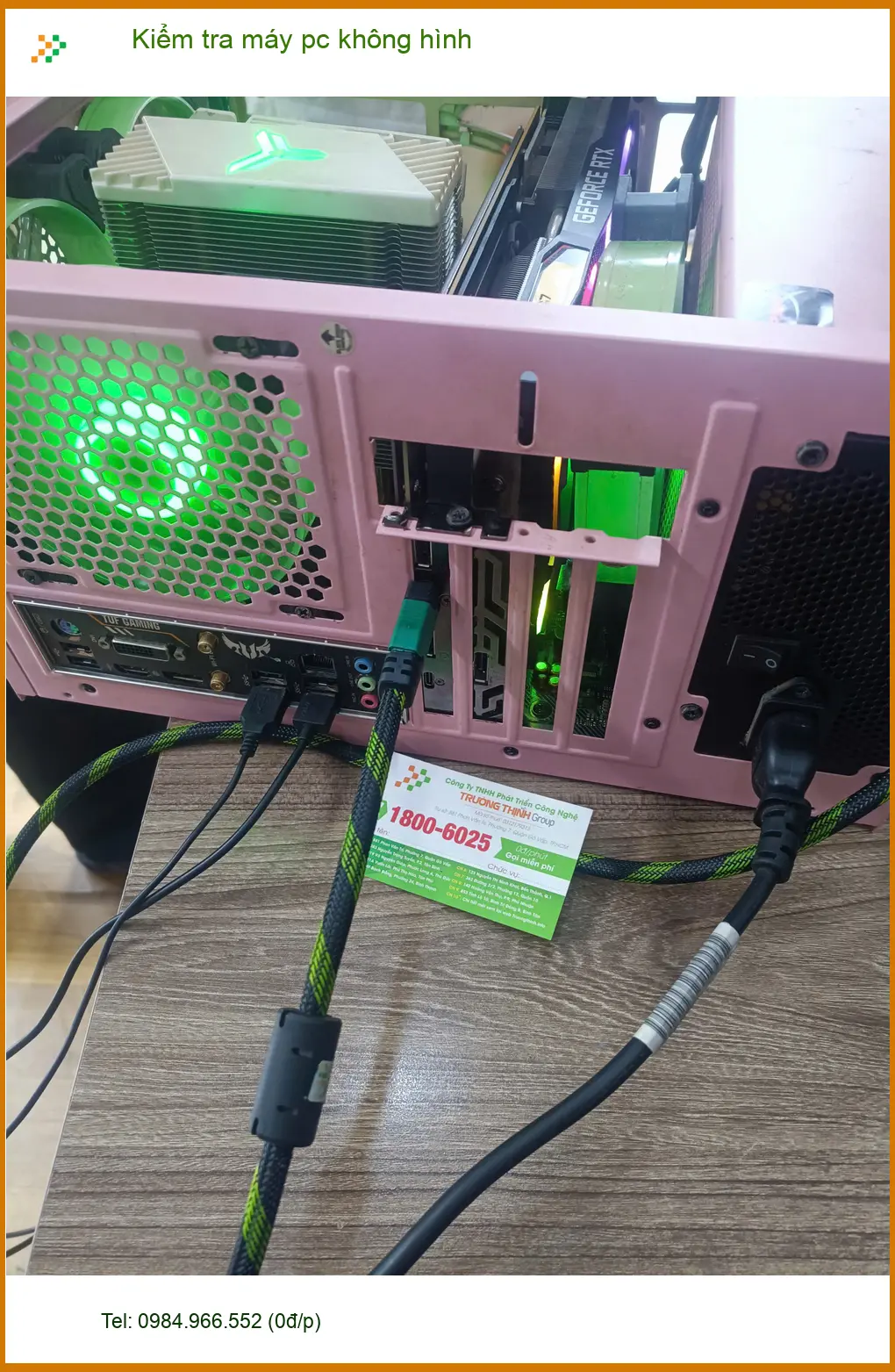 Bác Trực xử lý máy pc không hình Quận Tân Phú - Kinh nghiệm tìm địa điểm uy tín ảnh thực tế 1
