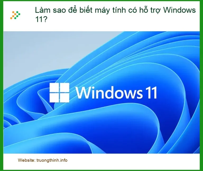 PC Làm sao để biết máy tính có hỗ trợ Windows 11? - Cách tự xử lý tại nhà