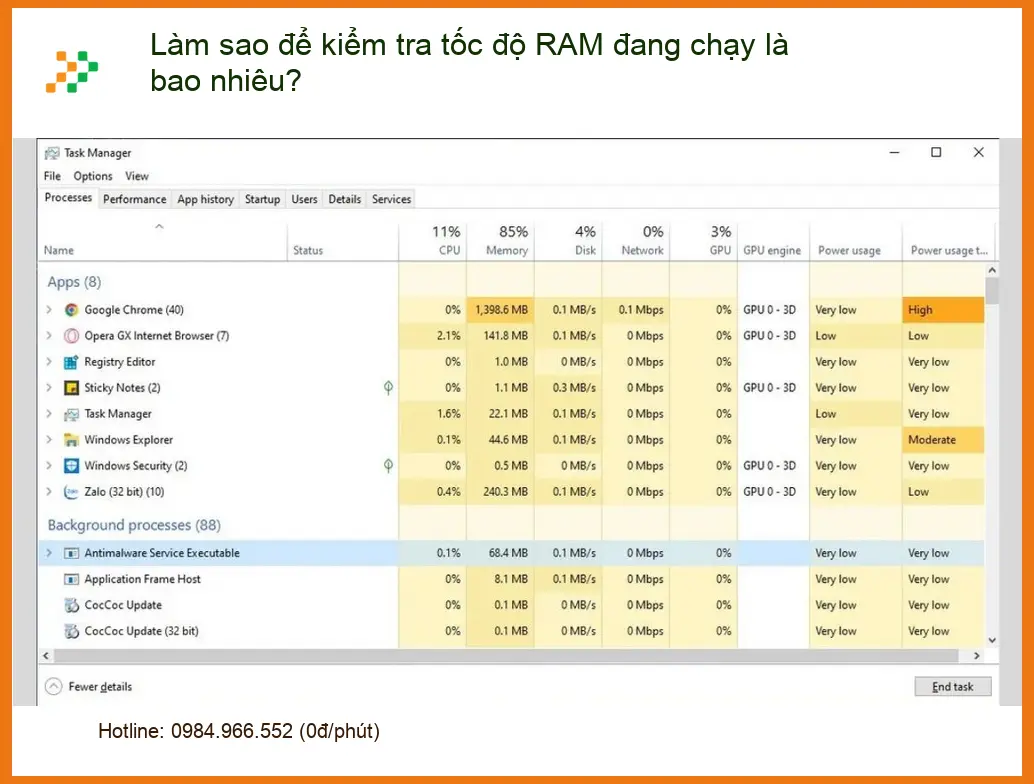 PC Làm sao để kiểm tra tốc độ RAM đang chạy - Cách tự xử lý tại nhà