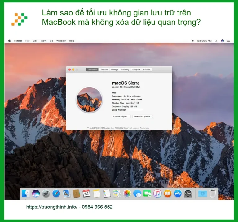 Macbook Làm sao để tối ưu không gian lưu trữ - Chuyên gia tư vấn kỹ thuật