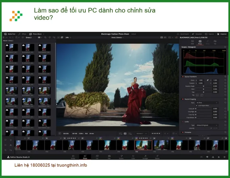 PC Làm sao để tối ưu dành cho chỉnh sửa video - Chuyên gia tư vấn
