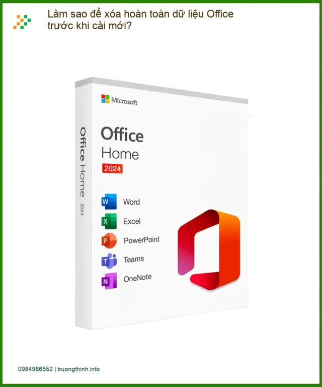 Xóa hoàn toàn dữ liệu Office trước khi cài mới - Địa chỉ hỗ trợ gần đây