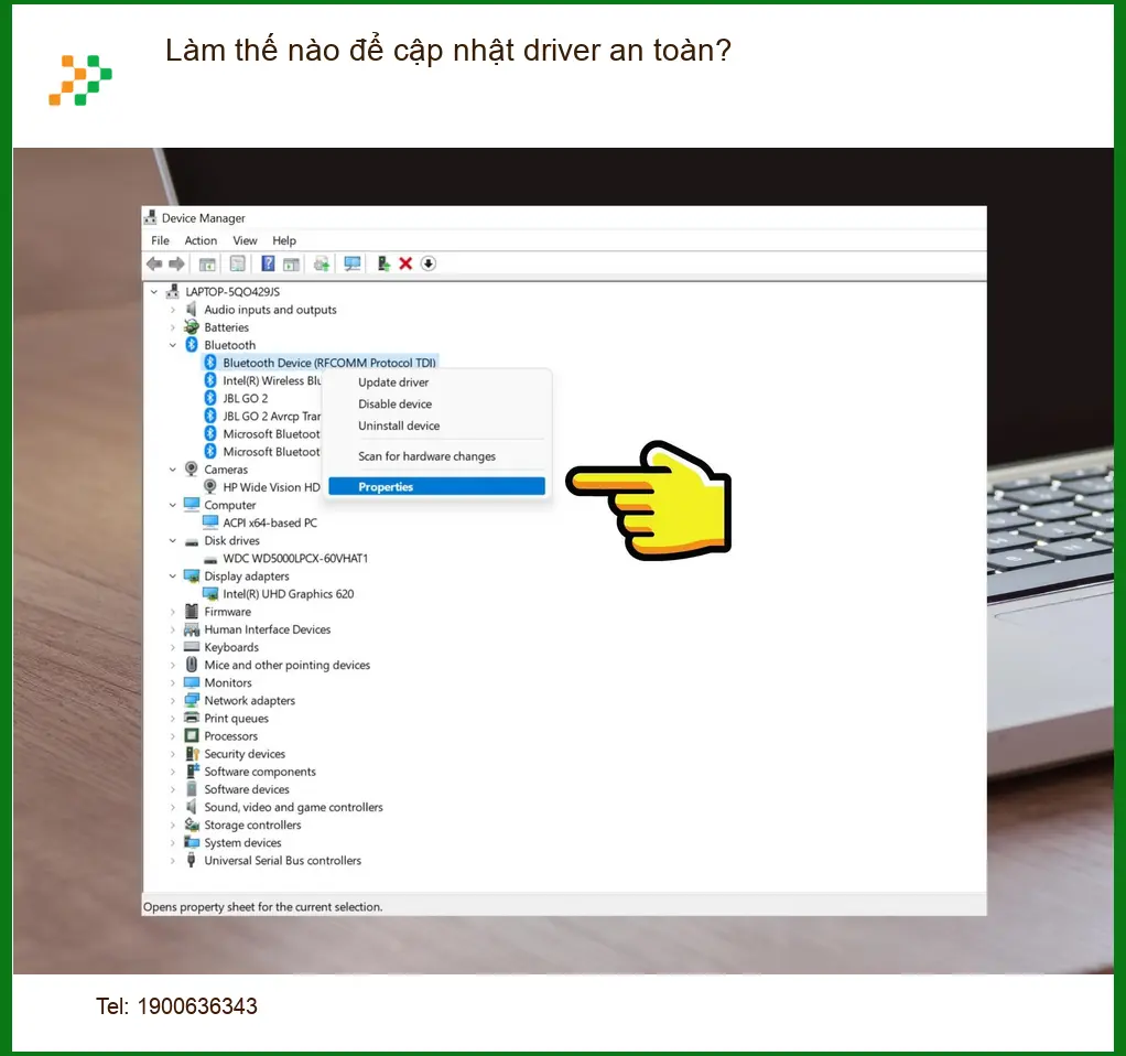 PC Làm thế nào để cập nhật driver an toàn - Tư vấn chuyên gia kỹ thuật