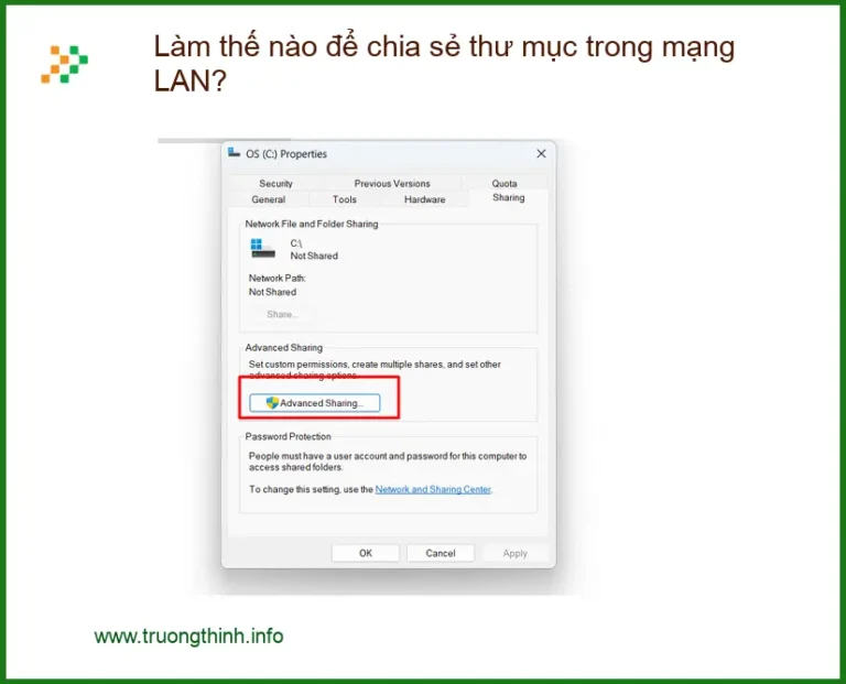 PC Làm thế nào để chia sẻ thư mục trong mạng LAN - Cách tự xử lý tại nhà