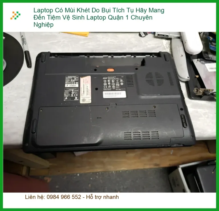 Vệ Sinh Laptop Có Mùi Khét Quận 1 - Tiệm chuyên nghiệp xử lý nhanh