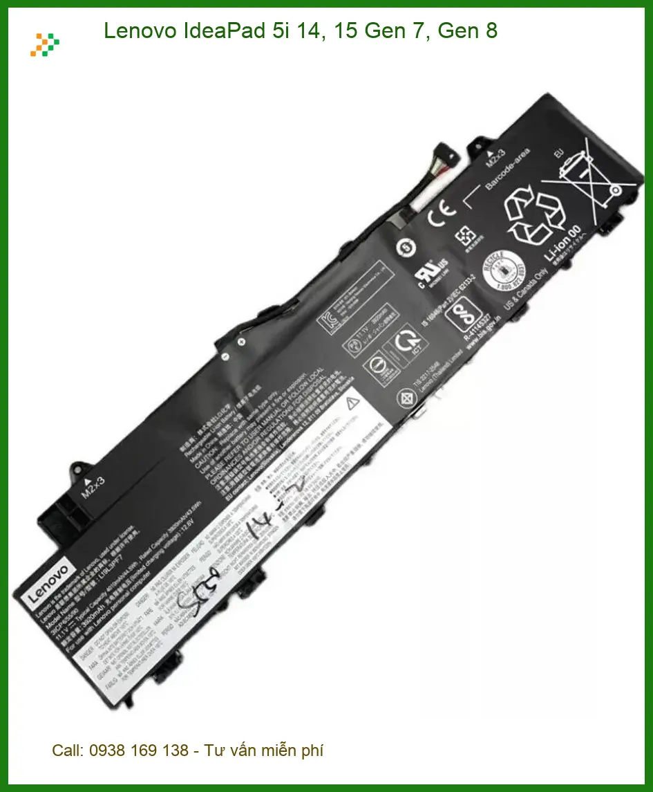 Pin Laptop Lenovo IdeaPad 5i Gen 7, 8 - Thay Nhanh Tại TPHCM Giá Rẻ