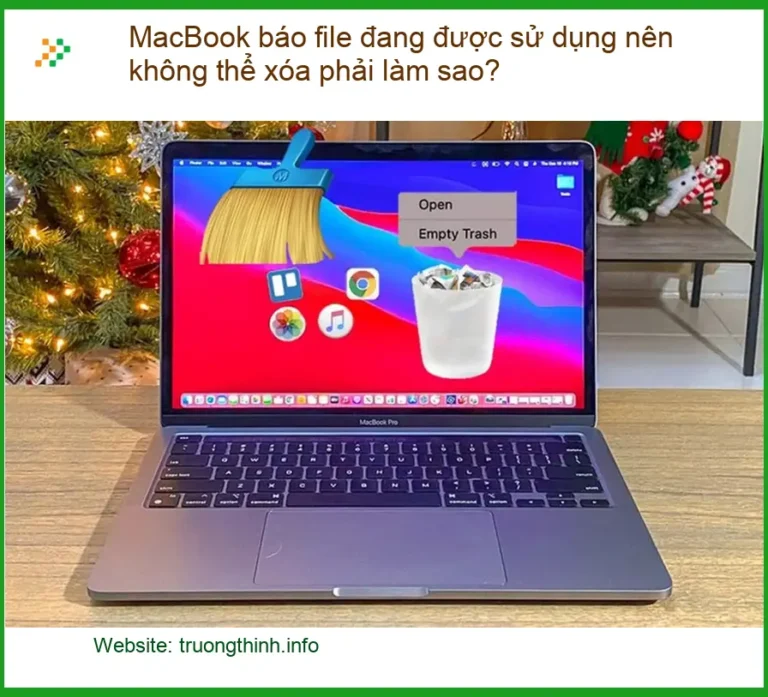 Macbook báo file đang dùng không xóa được - Cách tự xử lý tại nhà