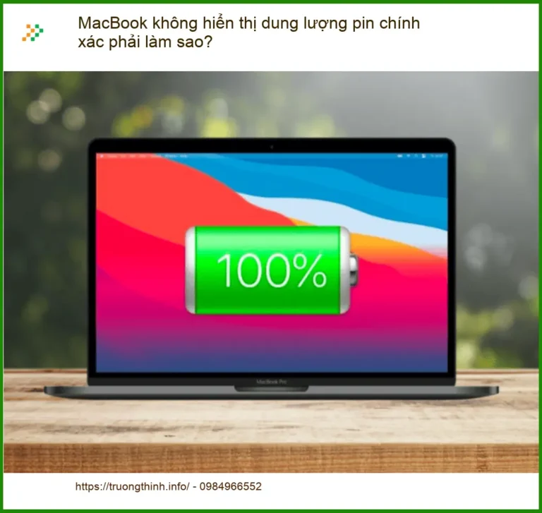 Macbook không hiển thị dung lượng pin chính xác - Cách tự xử lý tại nhà