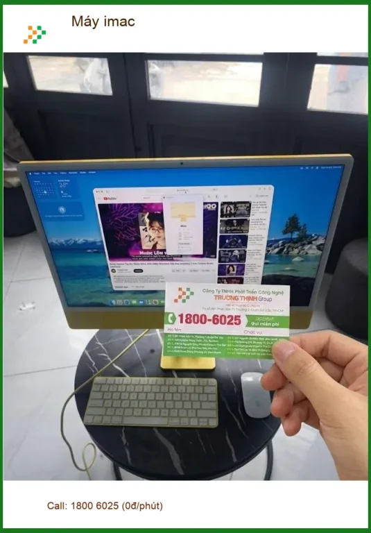Anh Quân nhân viên đồ họa tìm cửa hàng máy imac Quận 7 uy tín