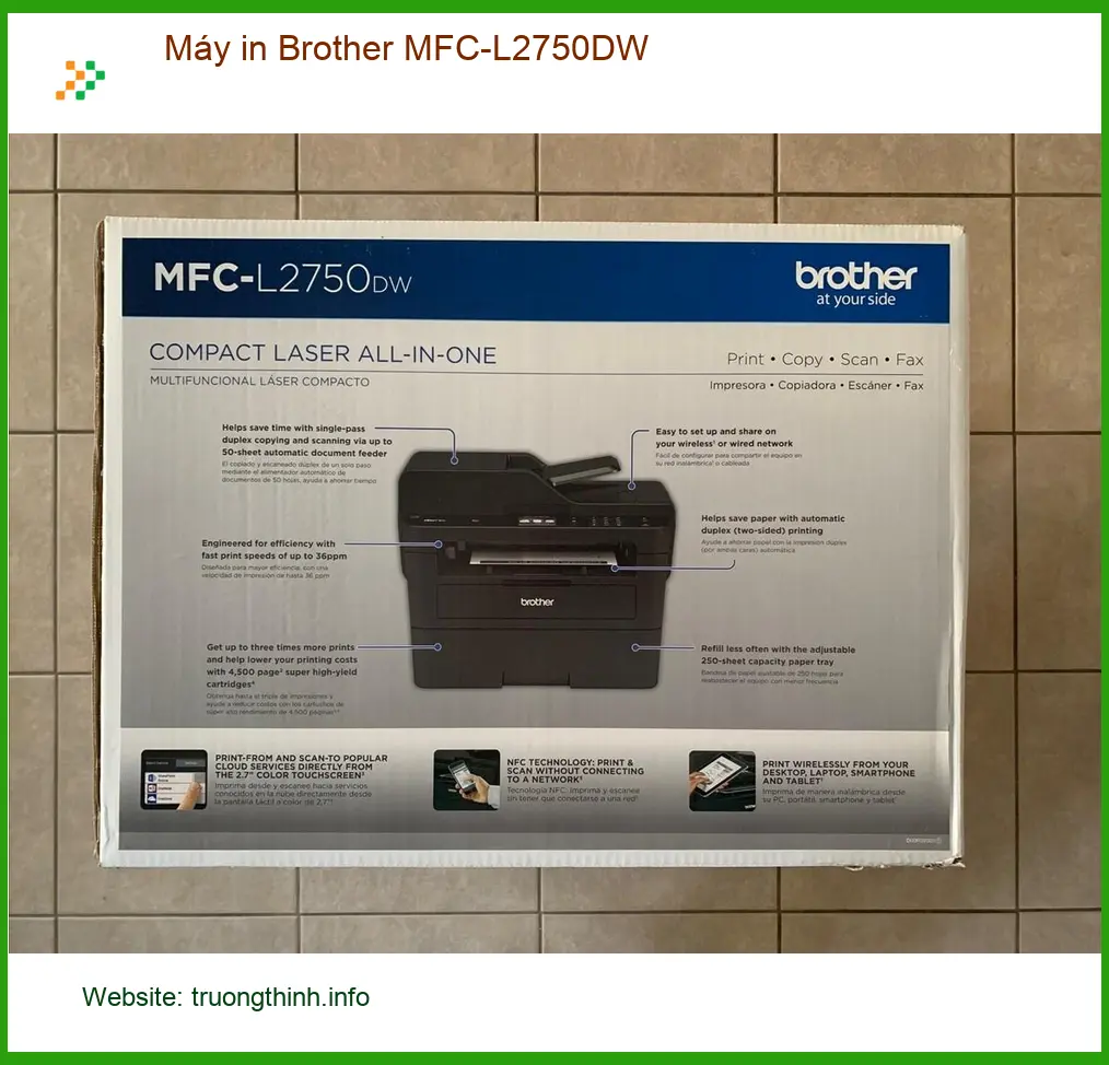 Máy in Brother MFC-L2750DW - Nạp Mực Tận Nơi | Sửa Máy Nhanh Giá Rẻ TPHCM