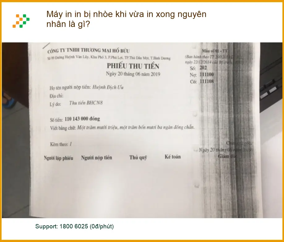 Thủ thuật Máy in bị nhòe khi vừa xong nguyên nhân - Cách tự xử lý tại nhà