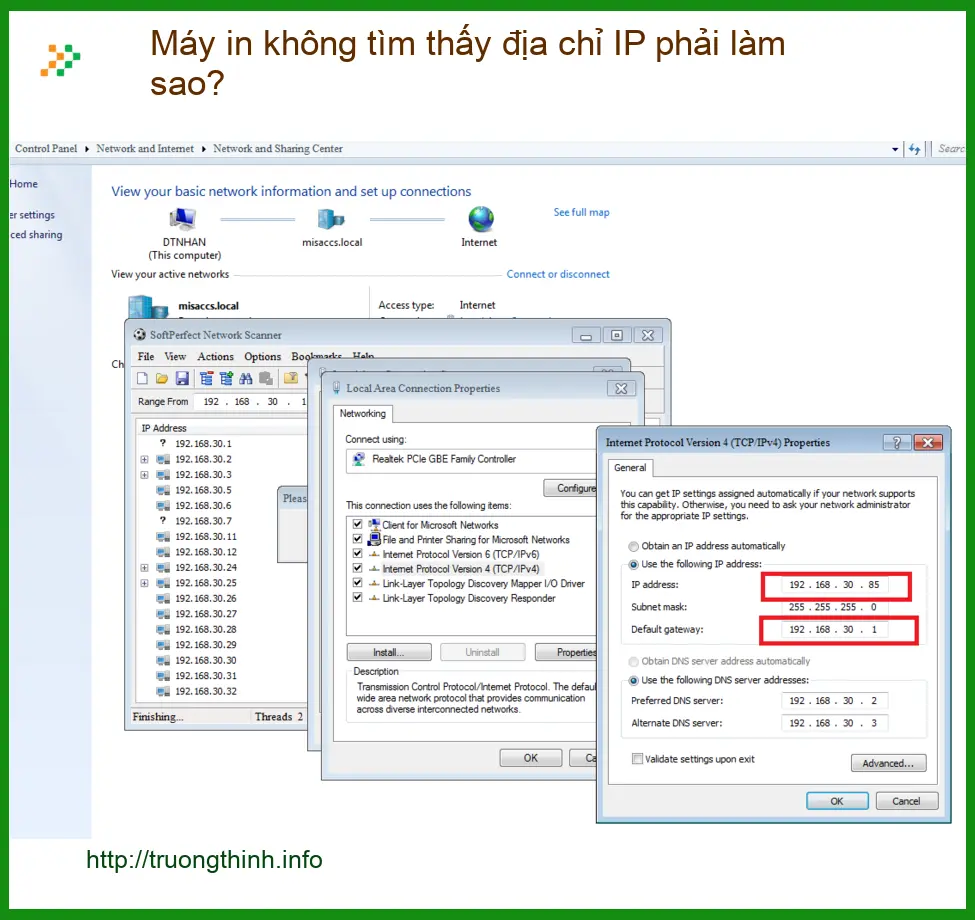 Thủ thuật Máy in không tìm thấy địa chỉ IP: Lỗi mạng - Trung tâm hỗ trợ