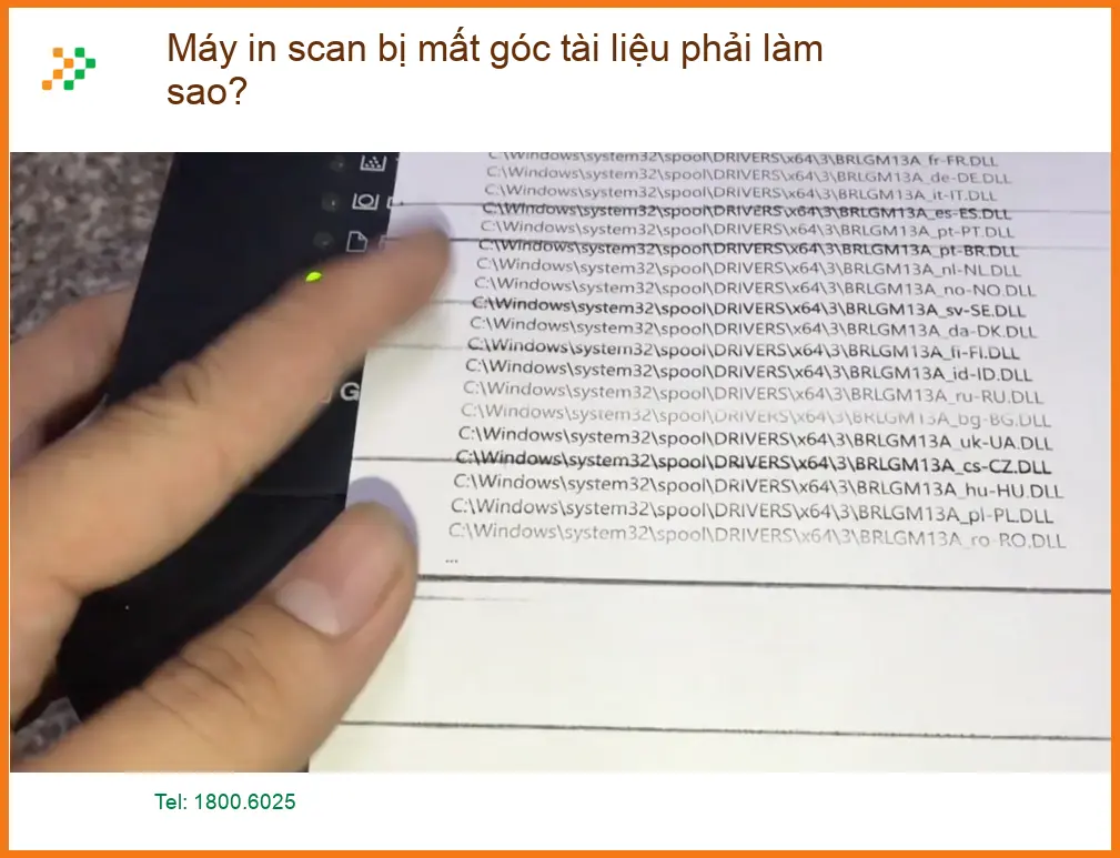 Thủ thuật Máy in scan bị mất góc tài liệu - Cách tự xử lý tại nhà