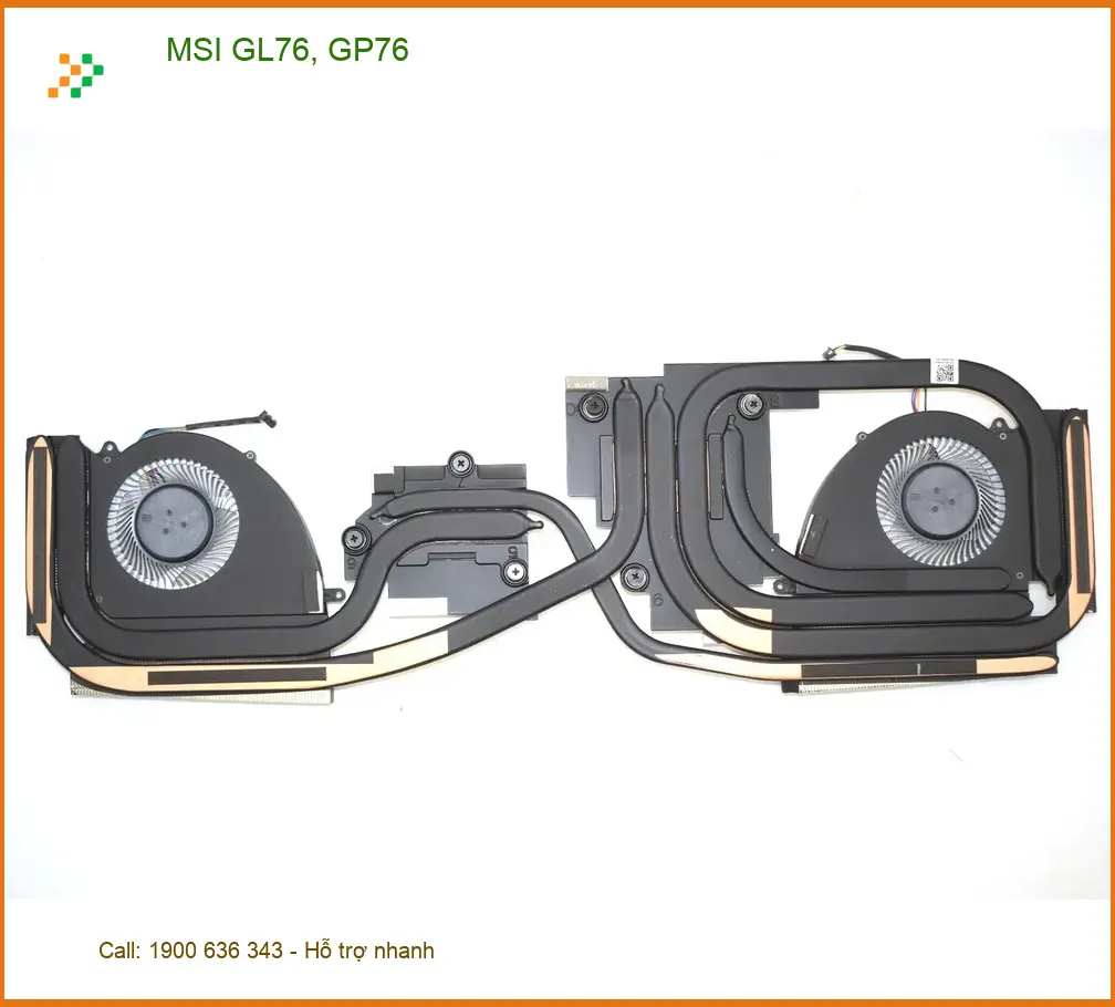 Quạt Laptop MSI GL76, GP76 - Thay Nhanh, Giá Rẻ Tại TPHCM | Lấy Ngay