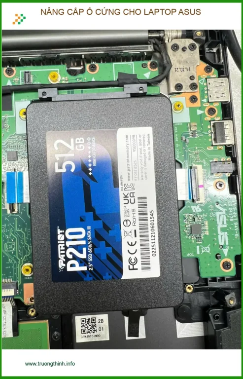 Chị Minh Thư nhân viên kế toán nâng cấp ổ cứng Laptop Asus Quận Gò Vấp - Nâng cấp SSD cực nhanh
