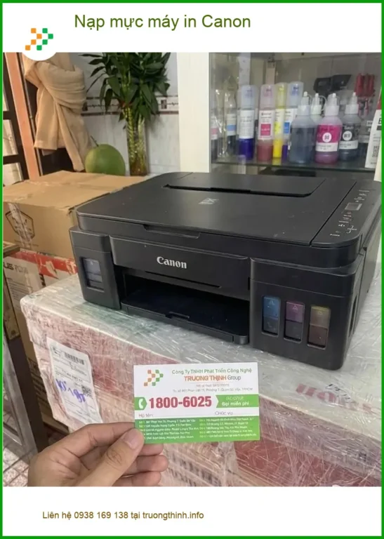 Anh Đức kế toán review dịch vụ nạp mực máy in Canon Quận 7 uy tín