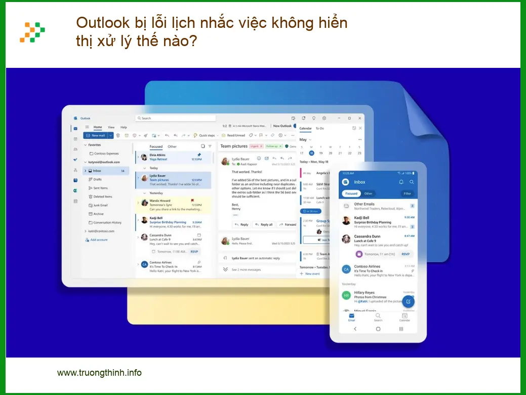 Văn phòng Outlook bị lỗi lịch nhắc việc không hiển thị - Cách tự xử lý tại nhà