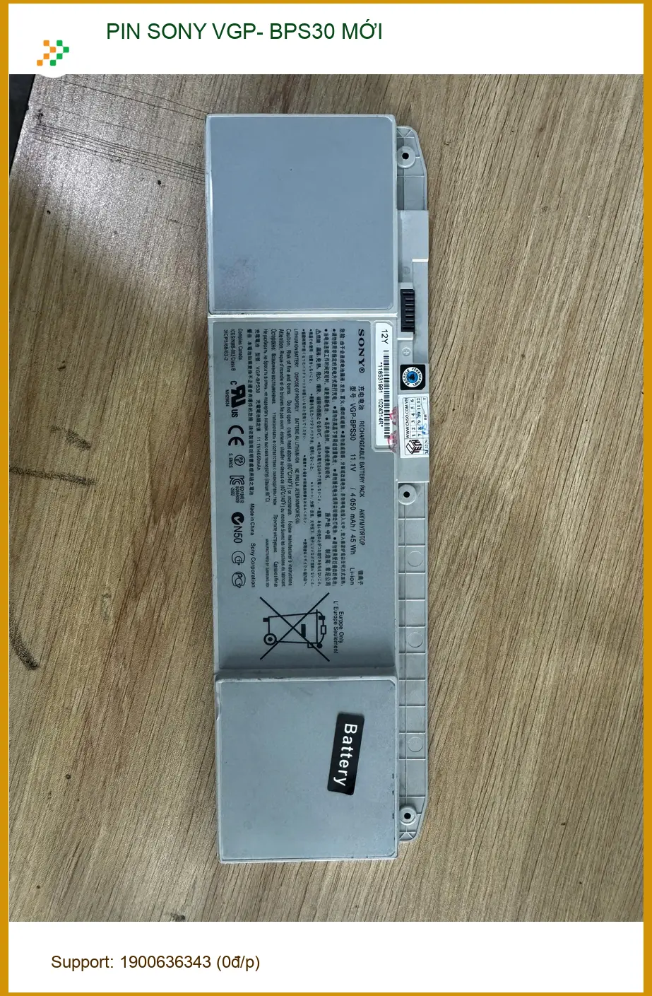 Dịch vụ thay PIN SONY VGP- BPS30 MỚI Quận 10 - Chú Quang tìm chỗ uy tín