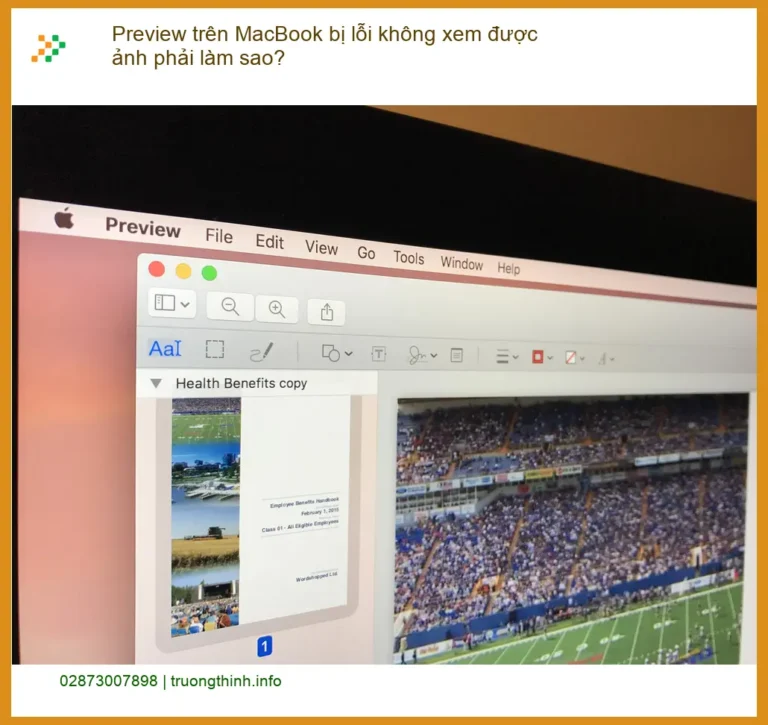 Macbook Preview trên MacBook bị lỗi không xem được ảnh - Trung tâm hỗ trợ gần đây