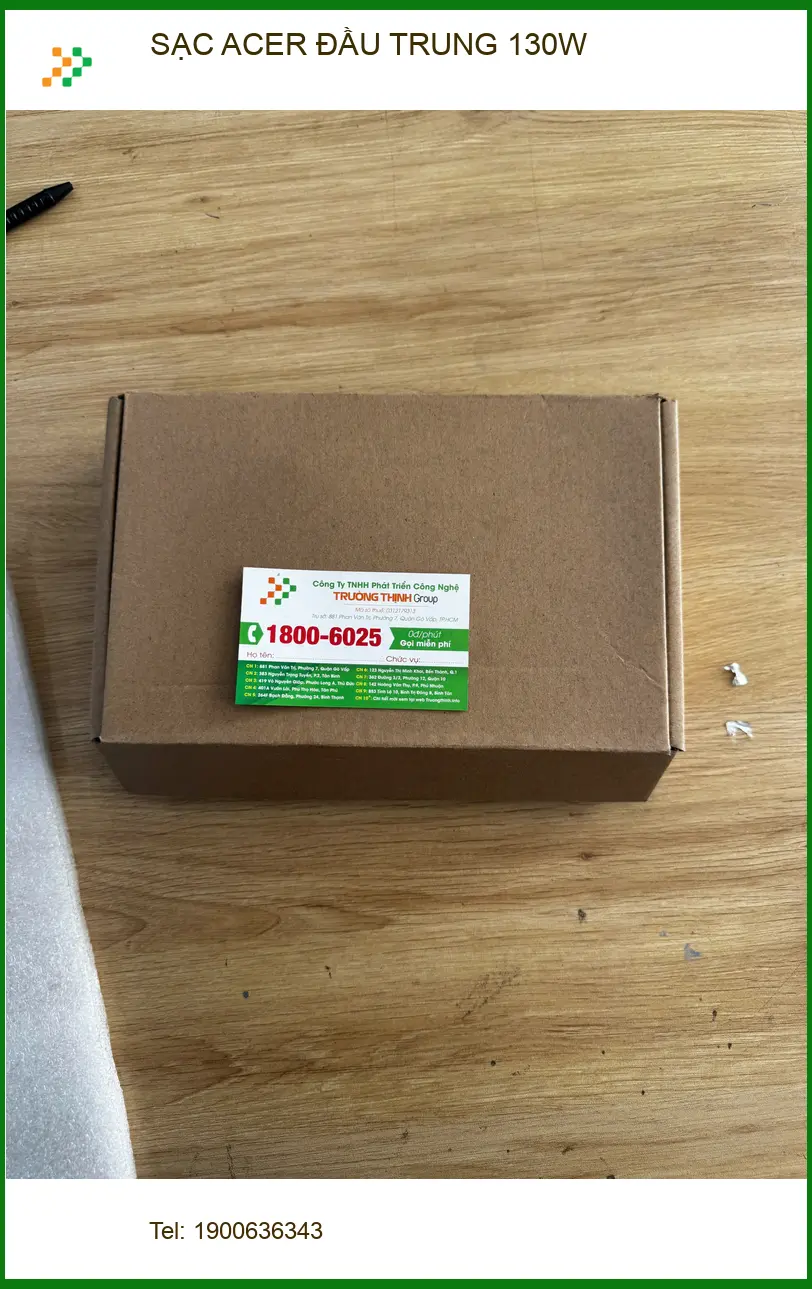 Địa điểm sạc Acer đầu trung 130W Quận 10 giá rẻ anh Phúc tìm mua