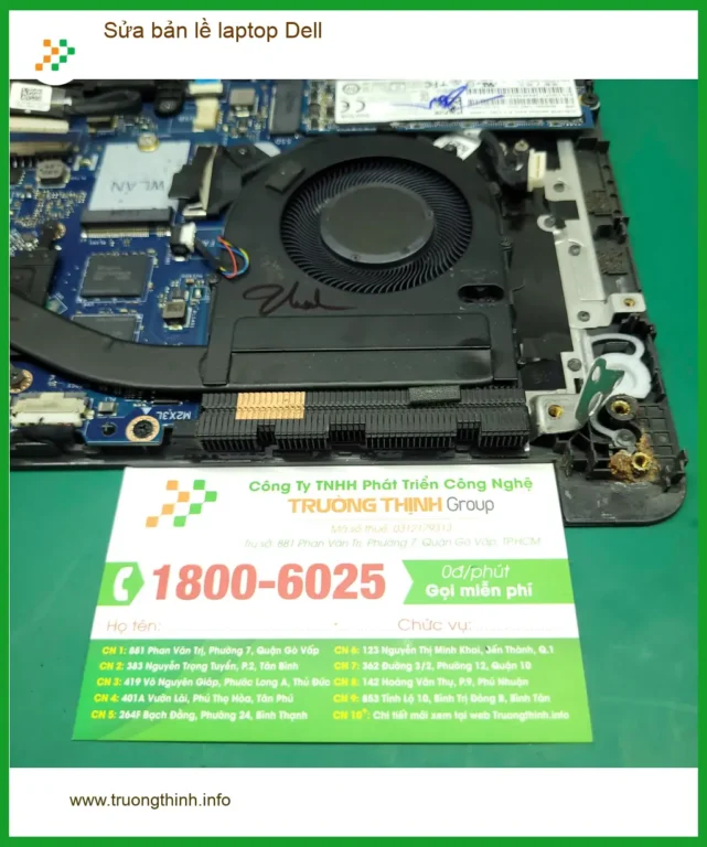 Anh Tấn kiến trúc sư: Sửa bản lề laptop Dell tại Quận Tân Bình nhanh chóng